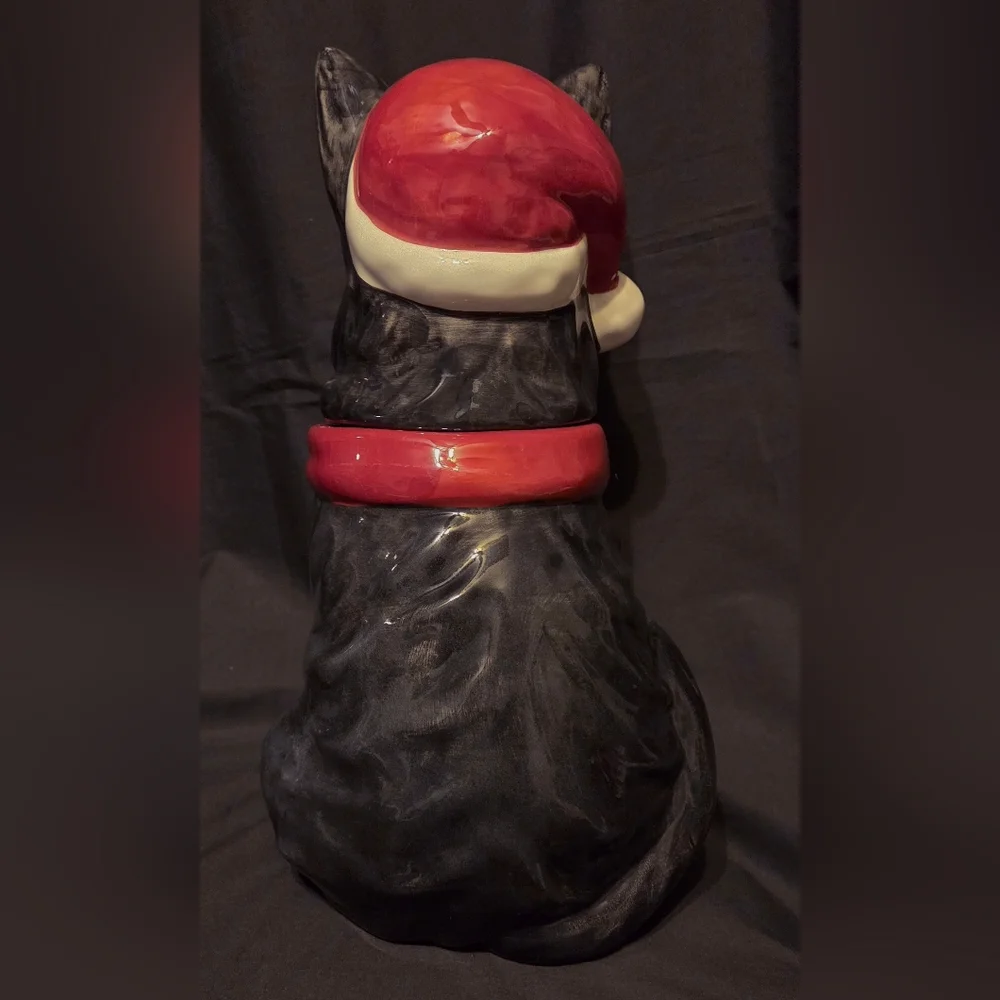Holiday Time Scottie Dog Cookie Jar